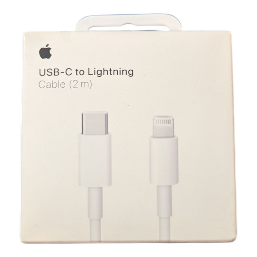 S5-OBMS Genuine Apple Lighting to USB-C 2m/6.6ft A2441 Cable‎ MW2R3AM/A (Stain)